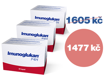 Výhodný balíček 3 produktů Imunoglukan P4H® 60 kapslí