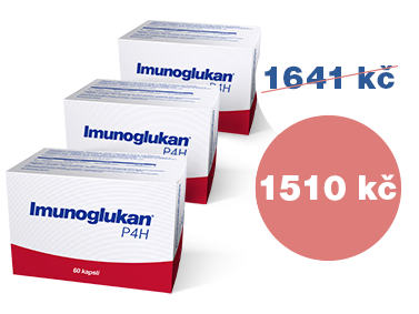 Výhodný balíček 3 produktů Imunoglukan P4H® 60 kapslí