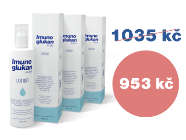 Výhodný balíček 3 produktů Imunoglukan P4H® lotion 250 ml