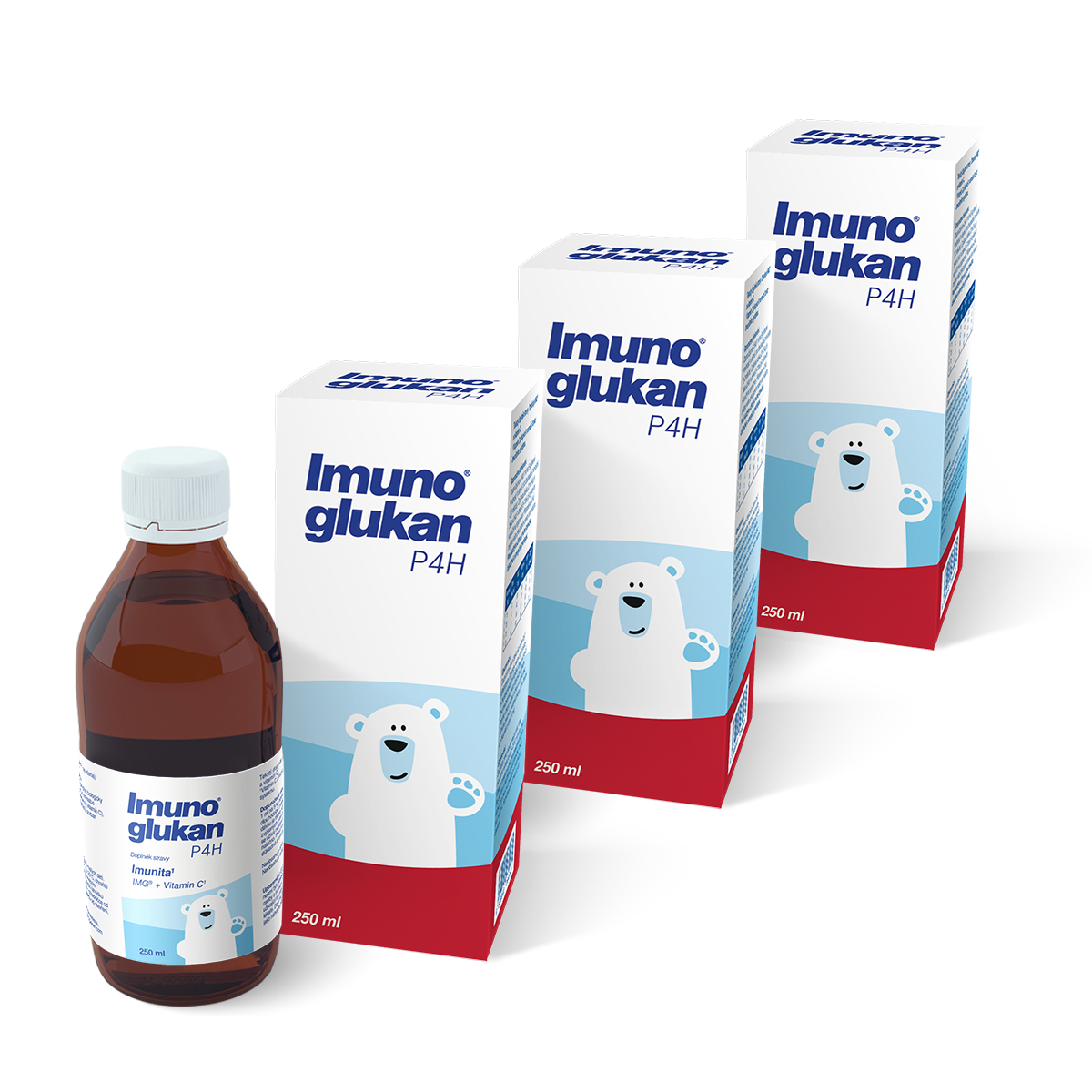 Levně Výhodný balíček 3 produktů Imunoglukan P4H® 250 ml