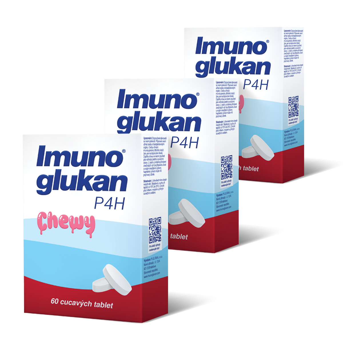 Levně Výhodný balíček 3 produktů Imunoglukan P4H® cucavé tablety
