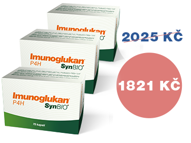 Levně Výhodný balíček 3 produktů Imunoglukan P4H® SynBIO 70 kapslí