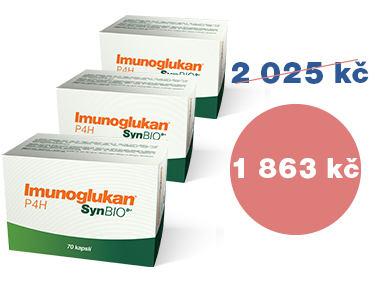 Levně Výhodný balíček 3 produktů Imunoglukan P4H® SynBIOD+ 70 kapslí